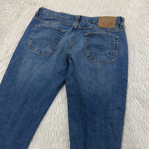 Aeropostale men’s slim straight blue denim jeans size 31/32 - Picture 8 of 8